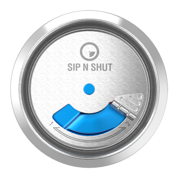 SipNShut is the world's first 100% metal reclosable beverage can.