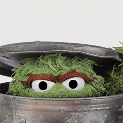 Officially grouchy from Sesame Street. Scram!