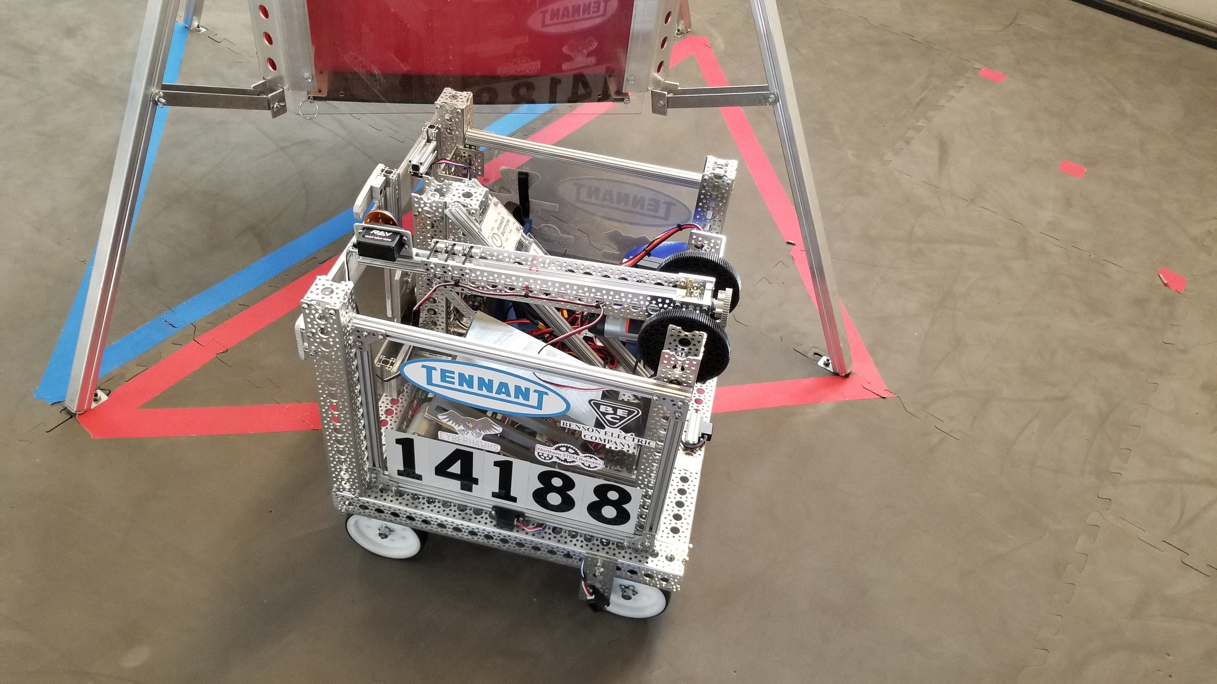 We are the CyberHawks FTC team 14188 out of Hermantown, Mn