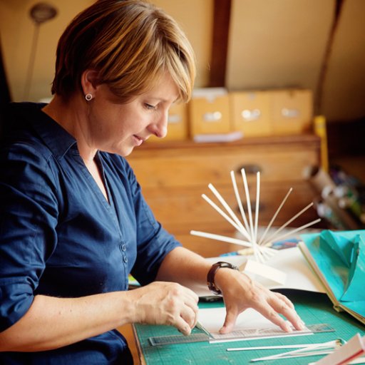 MA(RCA) FRSA Paper engineer & pop-up book designer aka Corina and Co. Mostly on Instagram these days @corinapaperengineer