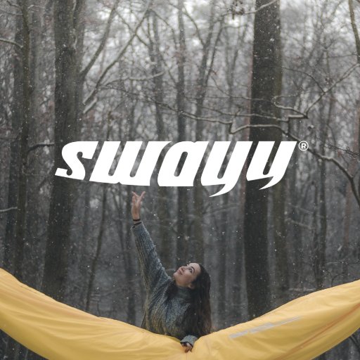 Why take a tent, a sleeping bag, and a sleeping pad when you can Swayy?