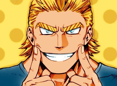 Ex herói #1 do Japão, símbolo da paz aposentado, professor na academia U.A. Plus Ultra!