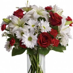 We offer flower delivery throughout the United States and worldwide.  For delivery today please call 800 715 2215