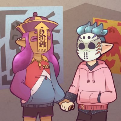 nickia_m's profile picture. 19 | cree | graphic design student and artist
they/them