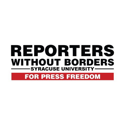 RWB Syracuse University: We aim to raise awareness for press freedom issues all over the world. Not official spokespersons of Reporters Without Borders.