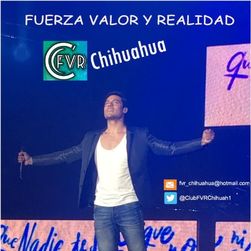 #FVR Club Oficial que apoya el talento de @_CarlosRivera En busca de #Riveritas Tenemos una sede cerca de ti! #SedeChihuahua. inscripcionesclubfvr@hotmail.com