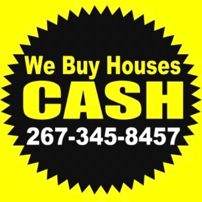 We Buy Houses CASH!! Call or Text us today at 267-345-8457 or 267-461-3776 for a free evaluation and offer on your home. We offer the “Highest” prices paid 😎