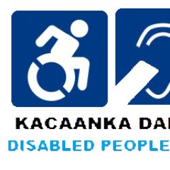 ( Hirgelinta Wax Loowada Dhayahay ) Kacaanka Naafada.
Inclusion and Mainstreaming disability in the social, economic, development and decision making Organs.