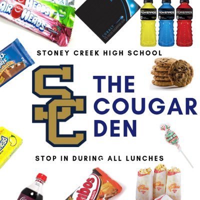 Welcome to the Cougar Den! Established in 2002. We proudly serve our customers with the sweetest candy, cool beverages, and our fresh baked cookies!