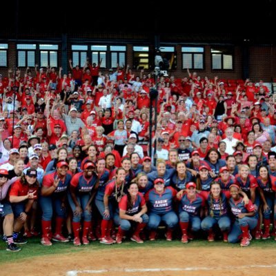 Ragin Cajun Softball fan