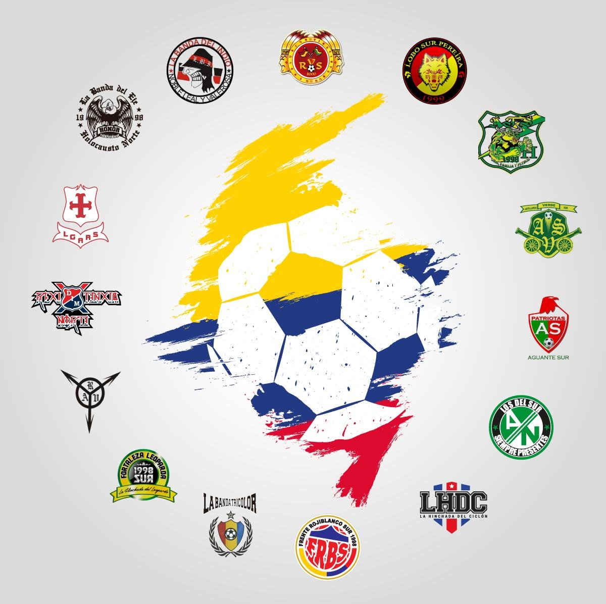 Barras colombianas unidas por la convivencia y que pensamos que el fútbol en paz es posible en nuestro país.