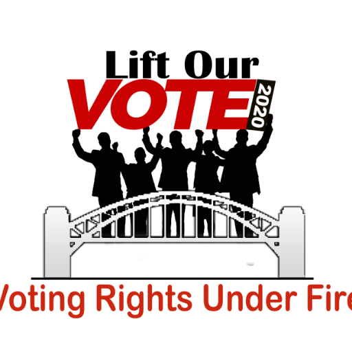 Let's stop the erosion of #VoterRights, #EndVoterSuppression, and #RestoreDemocracy! You can help when you join us #LiftOurVote! #LiftOurVote2020 #Selma54