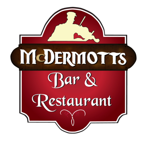 McDermotts Bar and Restaurant. Food served 7 days. 120 seater function room. BBQ area. Pool.