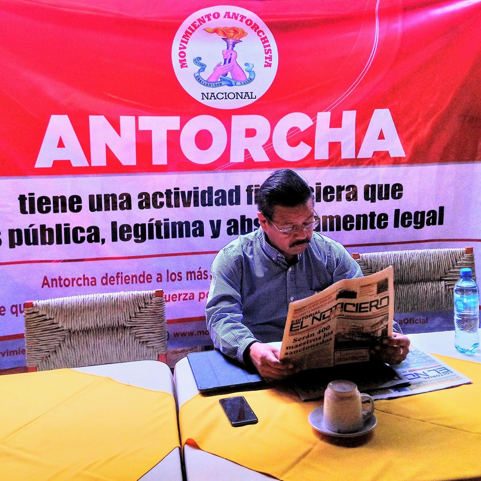 Dirigente del Movimiento Antorchista en Colima