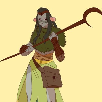 AFirbolg's profile picture. A wanderer open for friends. Magic is available... she doesnt like to be seen (Druid healer) (7’10)