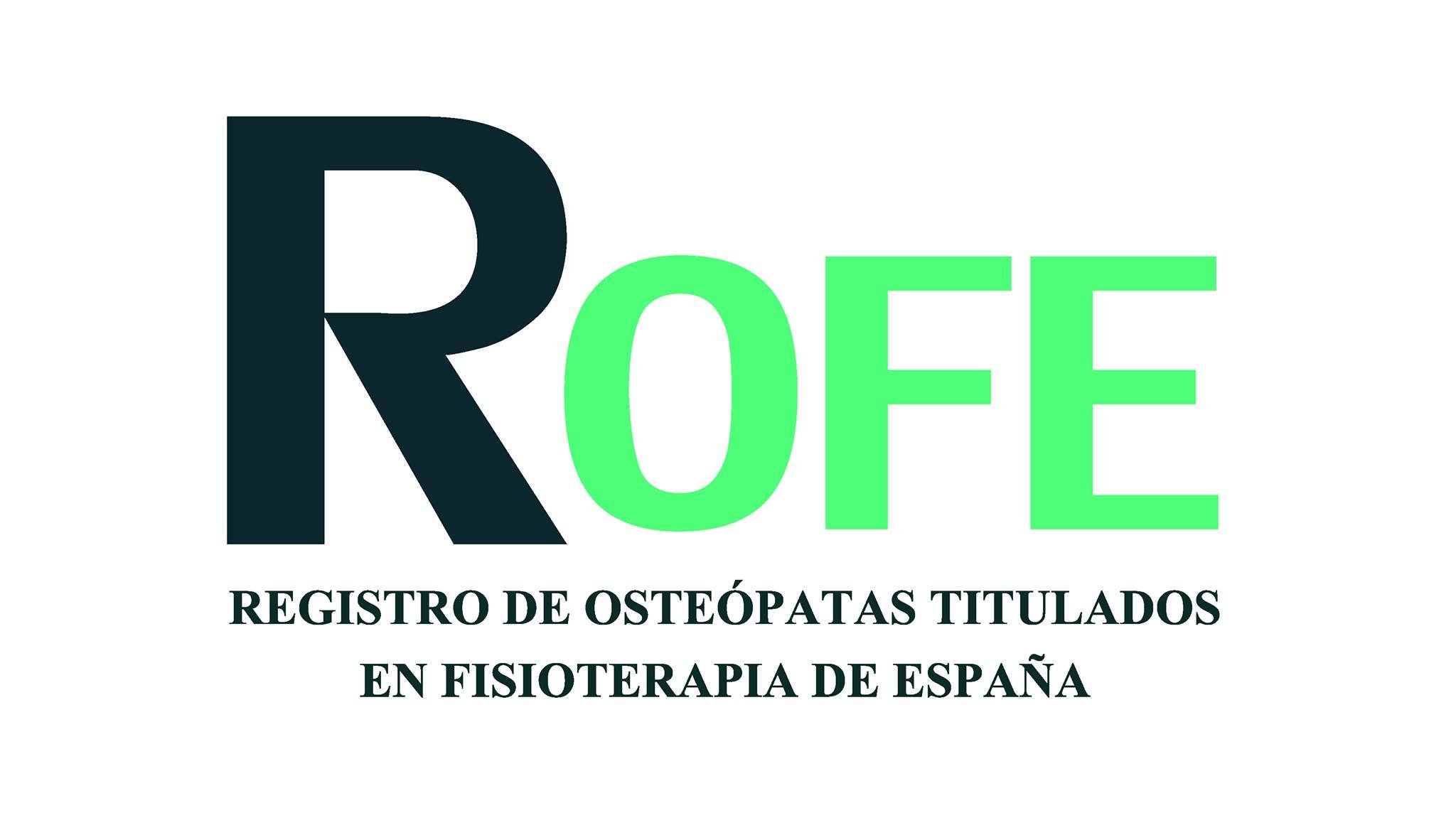 Registro de Osteópatas titulados en Fisioterapia de España