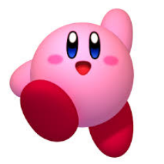 Just another random Kirby puffed and floating around