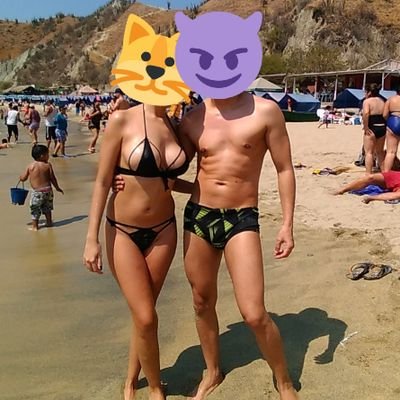 Ella 24 bi, el 42 hetero,Bogotanos en la costa colombiana,serios, respetuosos y muy enamorados. Amantes del buen sexo, full sw gangbang y tríos.🔞 No dinero!!