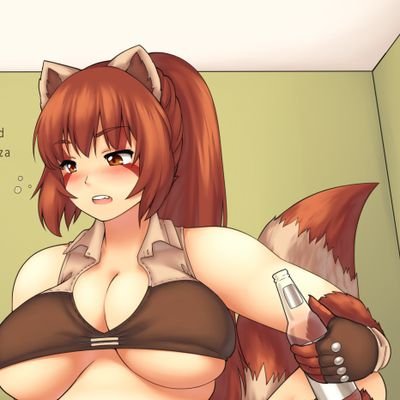 Tanuki lady with a penchant to overdrink. | Weight Gain/Vore kinks