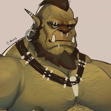 BravestOrc's profile picture. A brave orc who has served in many orc wars. Don’t be scared to talk to him, you’ll be glad you did~