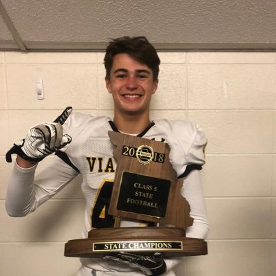 St. John Vianney High School class of 2021, Football and Baseball 6’1 190lbs 3.88 GPA Student Council, National Honor Society, and Ambassador