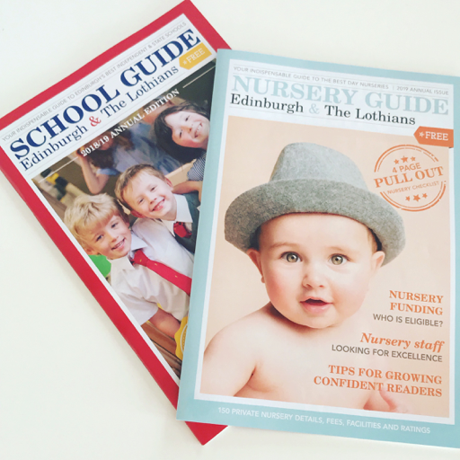 Nursery Guide and School Guide Edinburgh - annual magazines helping parents choose the best childcare and schools for their child in Edinburgh and the Lothians