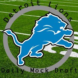 Here to provide a daily mock using the wonderful https://t.co/xAvVCuToku mock draft machine. After all, it is the Lions most hopeful time of the year