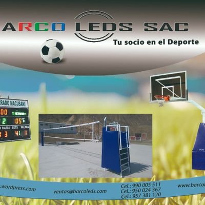 BARCO LEDS SAC
Nos dedicamos a la fabricación y venta de Castillos y tableros de Basket;ademas la reparación,mantenimiento e instalación de los mismos.