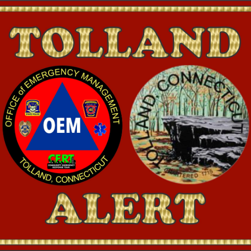 Official Twitter stream for Tolland Alert. Follow us for the latest emergency & preparedness broadcasts in Tolland, Connecticut. CALL 911 TO REPORT AN EMERGENCY