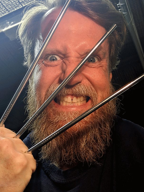 Just a guy trying to rid the world of the scourge of plastic straws.