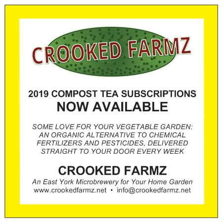 We are an independent microbrewer of quality aerobic compost teas for your home vegetable gardens, offering ‘very local distribution’ to the East York area.
