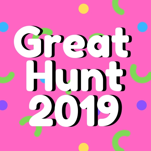 GreatHunt2019's profile picture. This year we're taking the Hunt back to the 90's! #GreatHunt19