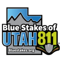 Blue Stakes of Utah is the statewide One-Call Notification Center to contact and request underground utility lines be located and marked before excavation.