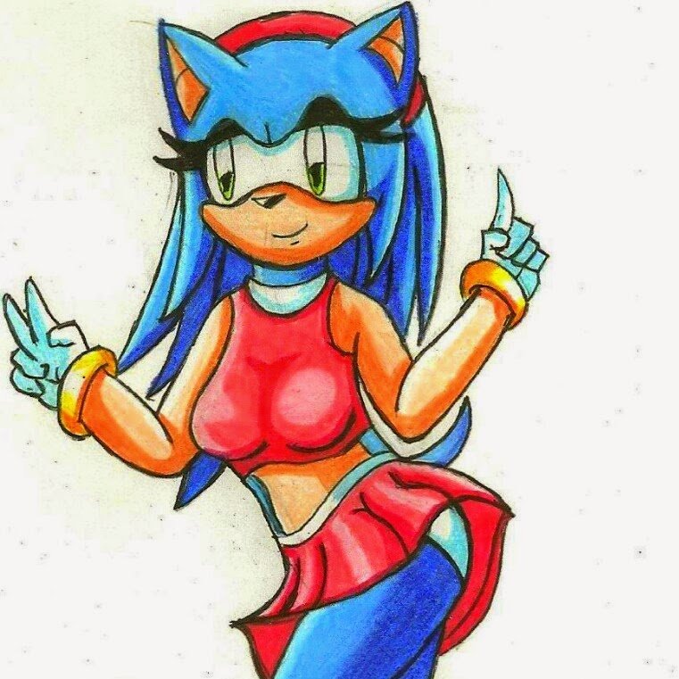 Daughter of Sonic the hedgehog and Amy Rose