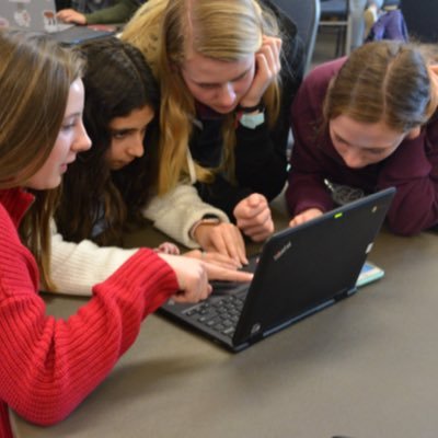 GWC club at OEHS giving girls the chance to experience computer programming in a positive, fun, and supportive environment 👩🏽‍💻👩🏼‍🏫