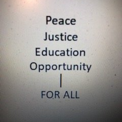 Advocating for peace, justice, affordable education, fairness, and opportunity for all.  Also supporting science education and fairness/accuracy in the media.