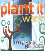 Just Say No to Plastic Bottles! CEO of new packaged water using 64% renewable resources. We plant a tree thru Trees for the Future for every carton of water!