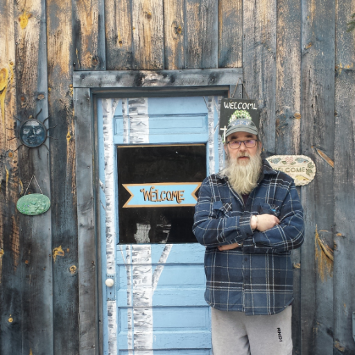 I'm a writer of some success. I own The BirchBark Book Shop containing 75,000 volumes.