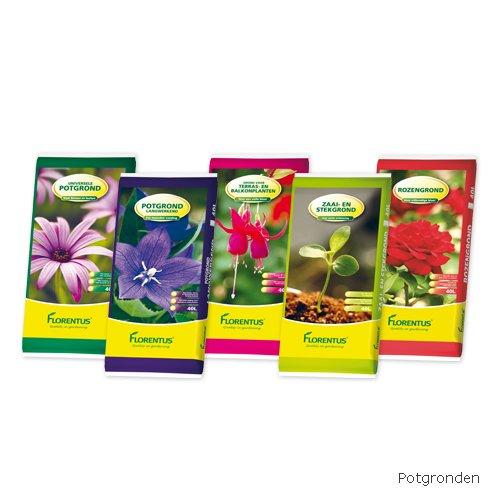 Potgrond, bemeste tuinaarde, tuincentrum, Veenbaas, bodemverbeteraars, bodembedekkers, turf, Goede Grond, plantplezier, tuinplezier