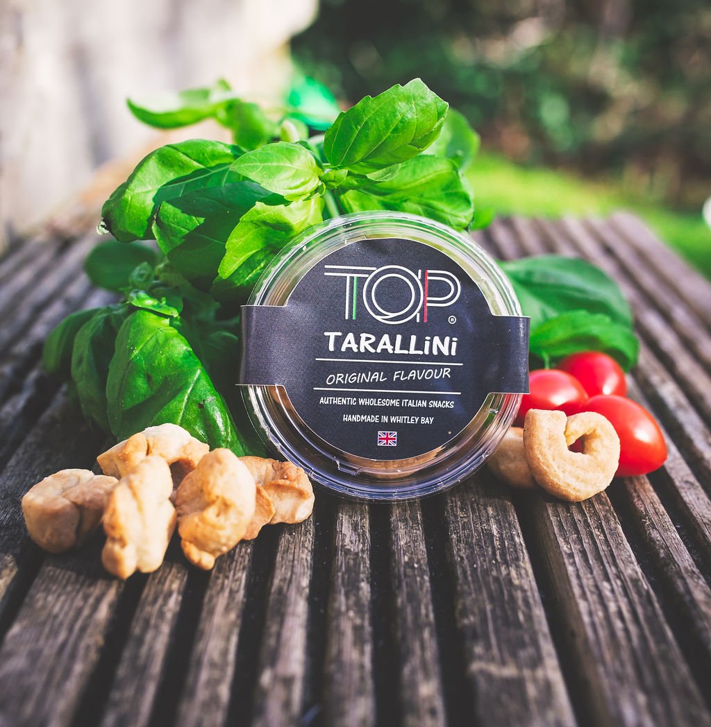 I come from Puglia (Italy) where quality food is a way of life. These are our traditional family recipe: a wholesome vegan friendly snack in compostable tubs