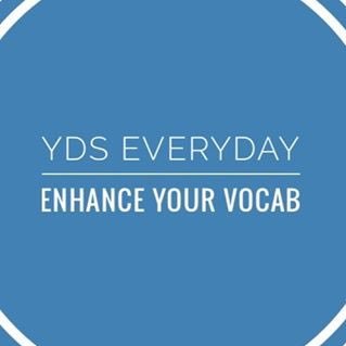 YDS ve genel İngilizce için yararlı kelimeler paylaşan bir sayfa. Takipte kalın!