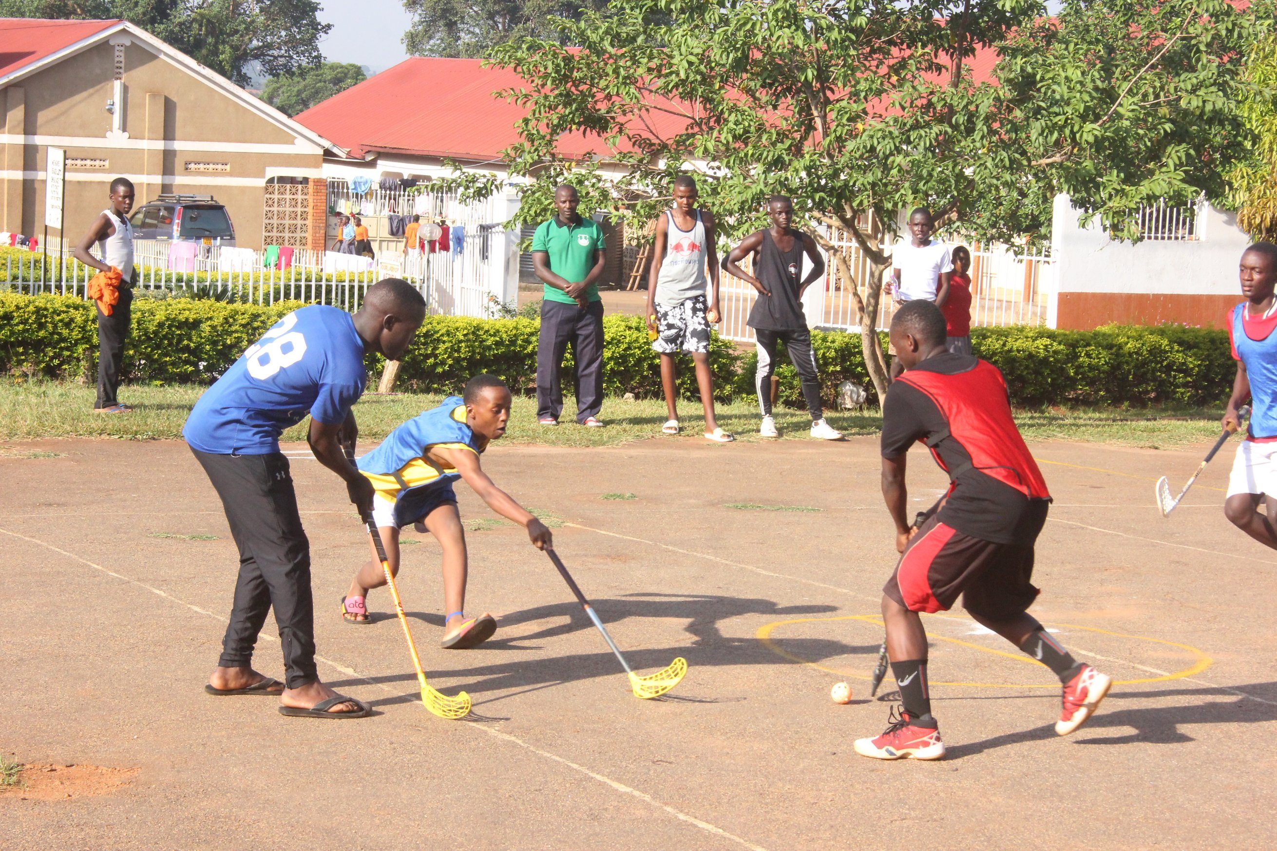 Floorball is an exciting game that originates from Sweden. In Uganda, it arrived in 2015 and still growing strong. Entebbe Club is proud to join the bandwagon