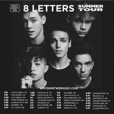 Latest videos and pictures of why don't we on tour.