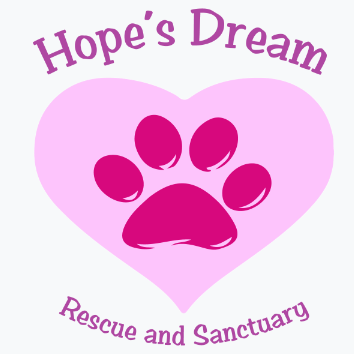 We are Hope's Dream Rescue and Sanctuary, a small but dedicated non-profit animal rescue and sanctuary, run completely by volunteers in central Pennsylvania.