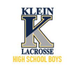 Klein Lacrosse High School Boys (@kleinlaxhsboys) Twitter profile photo Klein Lacrosse High School Boys (@kleinlaxhsboys) Twitter profile photo