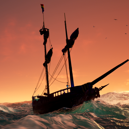 As perilous as the Sea of Thieves may be, For a pirate, they're just as beautiful! 

Not affiliated with Rare Ltd or #SeaOfThieves