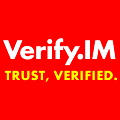 Trust Verified. Get verified with Verify.IM and increase other peoples ability to TRUST that you are who you say you are and you can make money too!