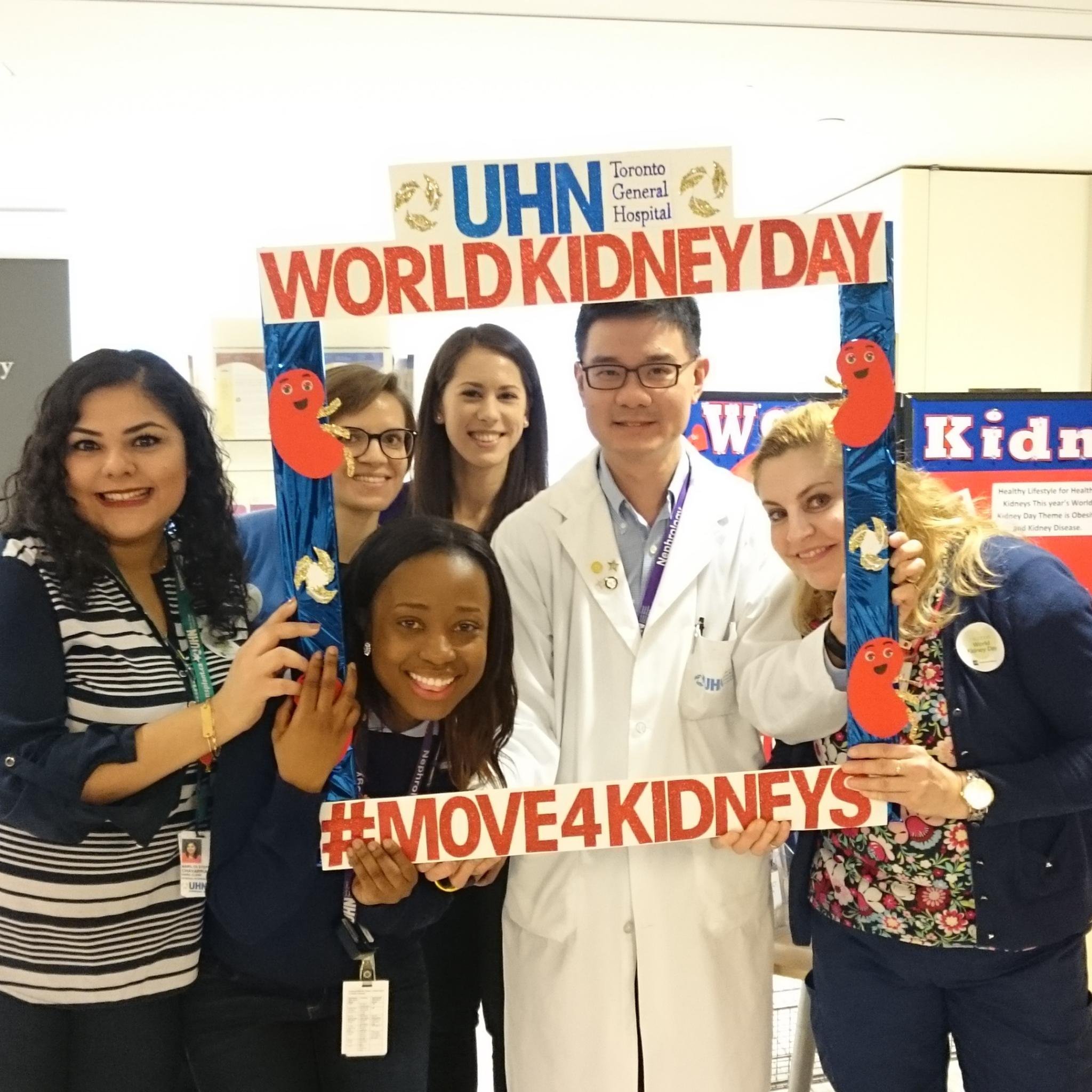 Follow along for World Kidney Day activities at University Health Network in Toronto, Canada. #UHN_WorldKidneyDay
