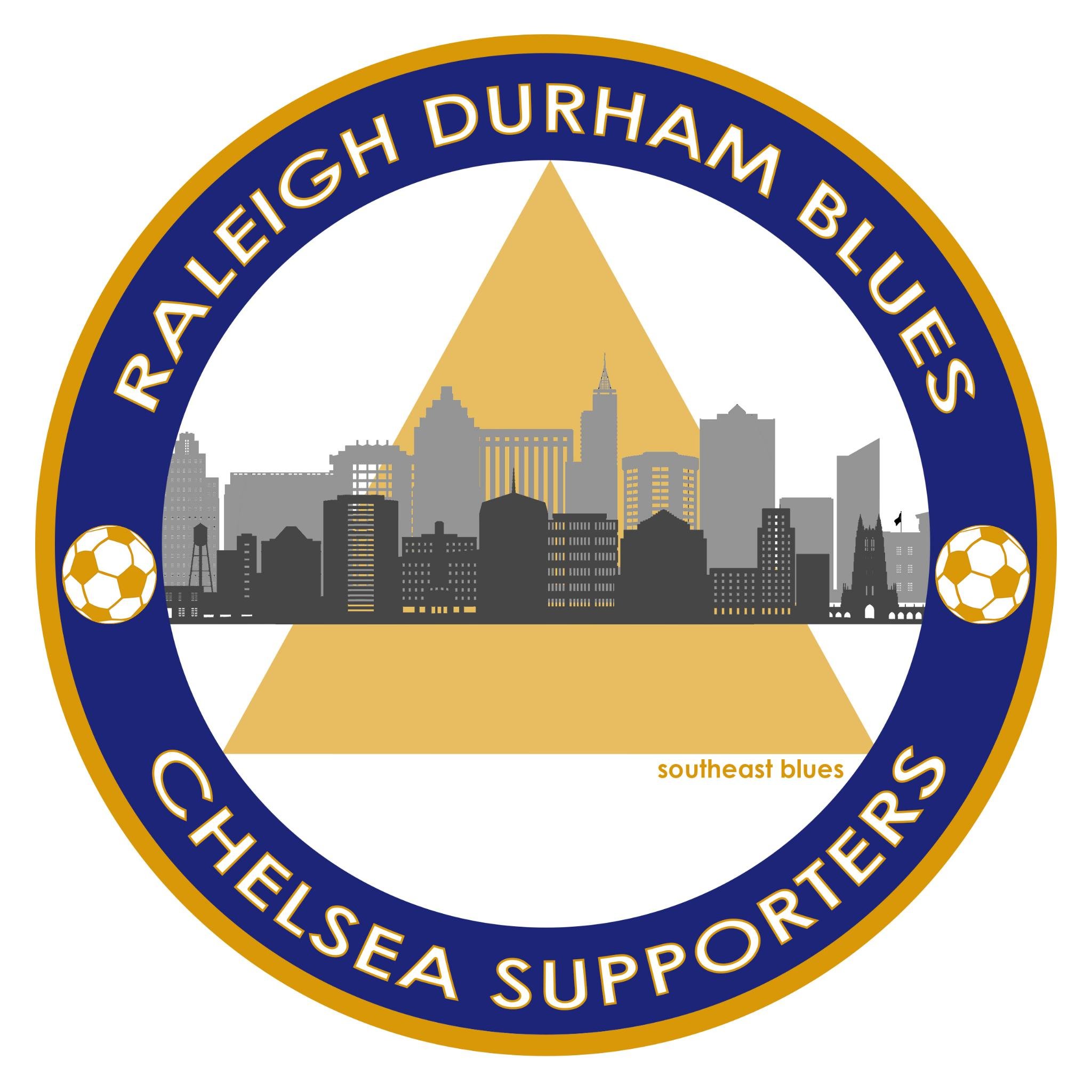 We're the RDU Blues: an Official Supporters Club for @chelseafc + a member of the @southeastblues (@CFCInAmerica). Come see us at @MyWayRaleigh!