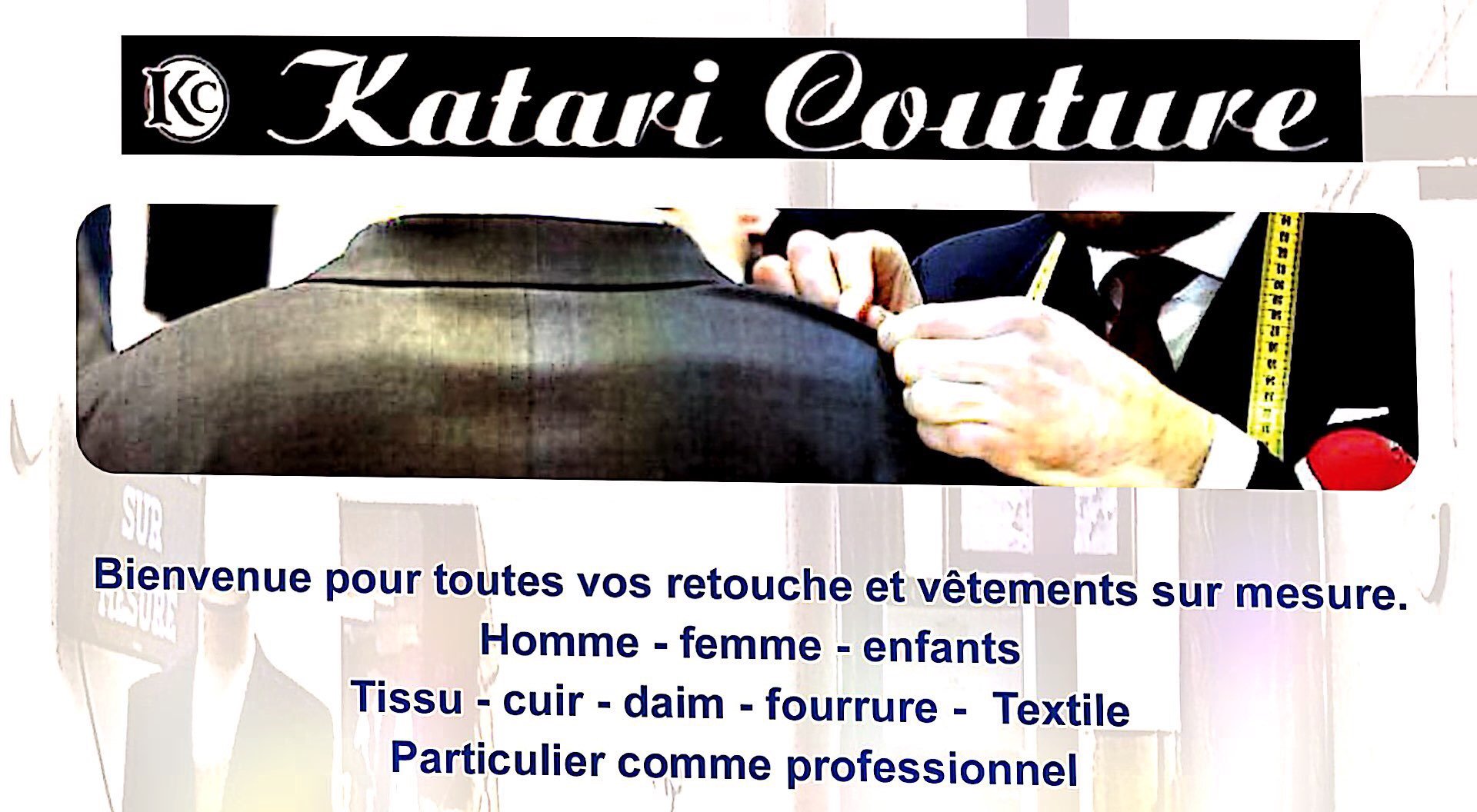 CoutureKatari's profile picture. RETOUCHES TOUS VÊTEMENT                  VÊTEMENTS SUR MESURE